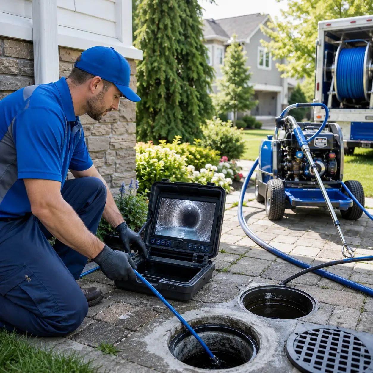 Outdoor drain cleaning professionals serving New Stuyahok, AK